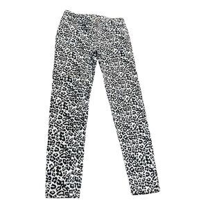 White House Black Market Cheetah Print Ankle Jeans Size 00